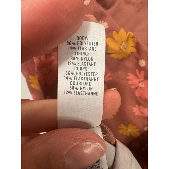 OFFLINE by Aerie Floral Rose Real Me Ruffle Exercise Dress with Shorts Medium - Picture 9 of 9